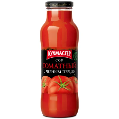 Tomato juice with black pepper